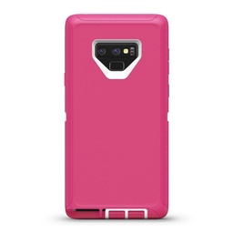 [CS-N9-OBD-PNWH] DualPro Protector Case  for Galaxy Note 9 - Pink & White