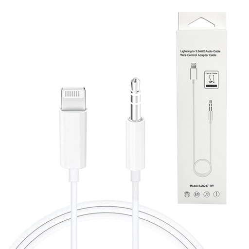 [ACE-JH-023-WB] Lightning to 3.5 AUX Audio Adapter Cable