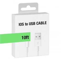 [AC-USB-IOS-2M] Lightning USB Cable iOS 10FT