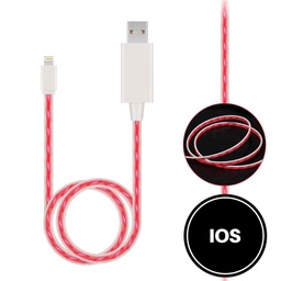 [AC-USB-LU-IOS-RD] Light Up Cable for IOS Red