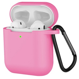 [CS-AP2-PMS-PN] Premium Silicone Case for AirPods (1st & 2nd Gen) - Pink