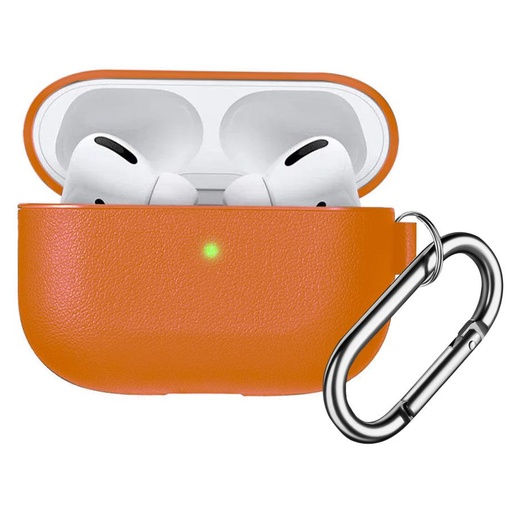[CS-APP-PMS-OR] Premium Silicone Case for AirPods Pro (1st Gen) - Orange
