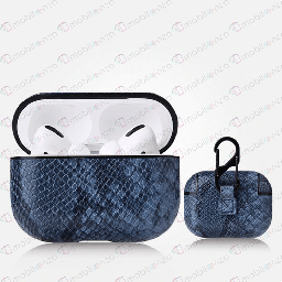 [CS-APP-SL-BL] Snake Leather Case for Apple Airpods Pro - Blue