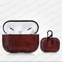 [CS-APP-SL-BW] Snake Leather Case for AirPods Pro (1st Gen) - Brown
