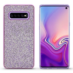 [CS-S10L-COD-PU] Color Diamond Hard Shell Case  for Galaxy S10 E - Purple