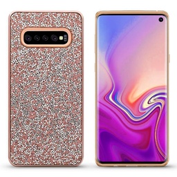 [CS-S10L-COD-ROGO] Color Diamond Hard Shell Case  for Galaxy S10 E - Rose Gold