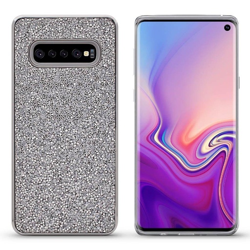 [CS-S10L-COD-SI] Color Diamond Hard Shell Case  for Galaxy S10 E - Silver