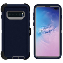 [CS-S10L-OBD-DBLGY] DualPro Protector Case  for Galaxy S10 E - Dark Blue & Gray