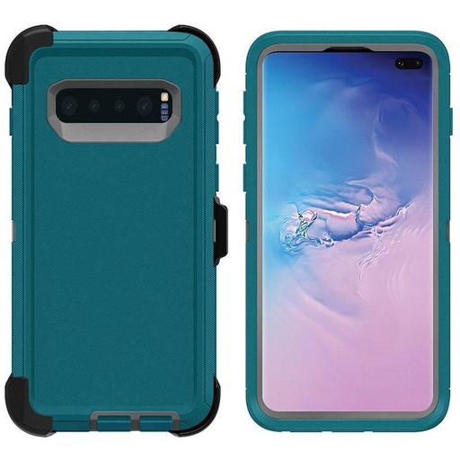 [CS-S10L-OBD-TEGY] DualPro Protector Case  for Galaxy S10 E - Teal & Gray