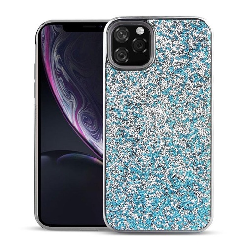 [CS-I11PM-COD-BL] Color Diamond Hard Shell Case  for iPhone 11 Pro Max - Blue