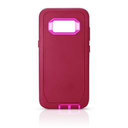 [CS-S8-OBD-BUPN] DualPro Protector Case  for Galaxy S8 - Burgundy &amp; Pink