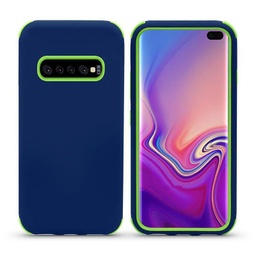 [CS-S9P-BHCL-DBLGR] Bumper Hybrid Combo Layer Protective Case  for Galaxy S9 Plus - Dark Blue &amp; Green