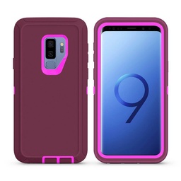 [CS-S9P-OBD-BUPN] DualPro Protector Case  for Galaxy S9 Plus - Burgundy & Pink