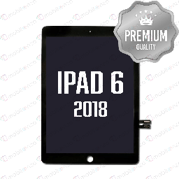 [DGT-IP6-w/oH-BK] Digitizer for iPad 6 (2018) Without Home Button -  Black