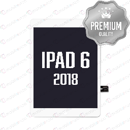 [DGT-IP6-w/oH--WH] Digitizer for iPad 6 (2018) Without Home Button - White
