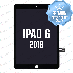 [DGT-IP6-W/H-BK] Digitizer for iPad 6 (2018) With Home Button(Premium Quality) BLACK