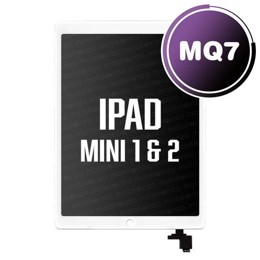 [DGT-IPM12-WH] Digitizer With IC Chip For iPad Mini 1 & 2- White (Aftermarket Plus: MQ7)