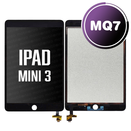 [DGT-IPM3-BK] Digitizer With IC Chip For iPad Mini 3 - Black (Aftermarket Plus: MQ7)