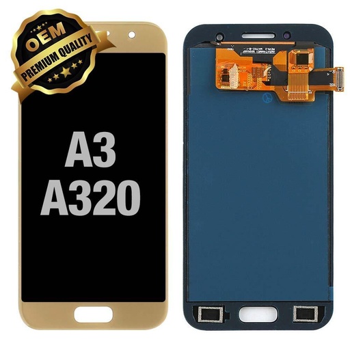 [LCD-A320-GO] OLED Assembly for Samsung Galaxy A3 (A320 / 2017) - Gold