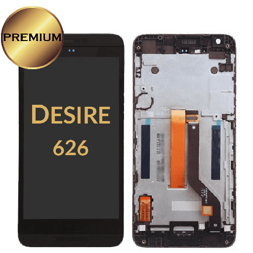 [LCD-HTC626-WF-BK] LCD Assembly for HTC Desire 626 With Frame - Black