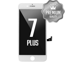 [LCD-I7P-PM-WH] LCD Assembly With Steel Plate for iPhone 7P (Premium) White