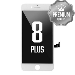 [LCD-I8P-MB6-WH] LCD Assembly With Steel Plate for iPhone 8P (MB6 Quality) White