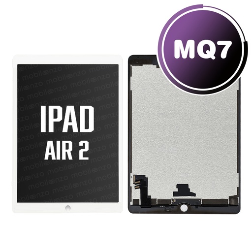 [LCD-IPAIR2-AM-WH] iPad Air 2 LCD Assembly (White) (Sleep/Wake Sensor Flex Pre-Installed) (Premium) Aftermarket