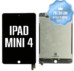 [LCD-IPM4-AM-BK] LCD Assembly With Digitizer For iPad Mini 4 (Sleep/Wake Sensor Flex Pre-Installed)  (Premium - After Market Plus) - BLACK