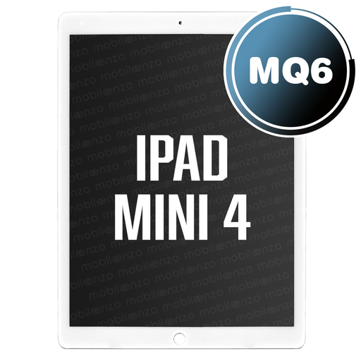 [LCD-IPM4-AM-WH] LCD Assembly With Digitizer For iPad Mini 4 (Sleep/Wake Sensor Flex Pre-Installed) (Premium - Aftermarket) - White