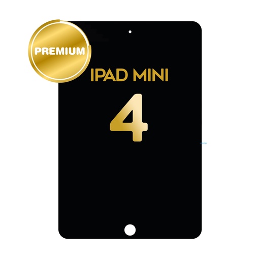 [LCD-IPM4-REF-BK] LCD Assembly With Digitizer For iPad Mini 4 (Sleep/Wake Sensor Flex Pre-Installed) (Premium) - Black