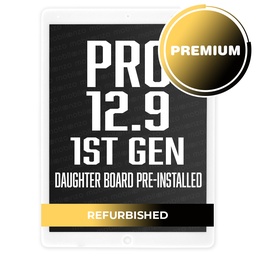[LCD-IPR129-1ST-WH] LCD with Digitizer for iPad Pro 12.9" (1st Gen/2015) WHITE (Daughter Board Installed) (Premium Plus) Refurbished