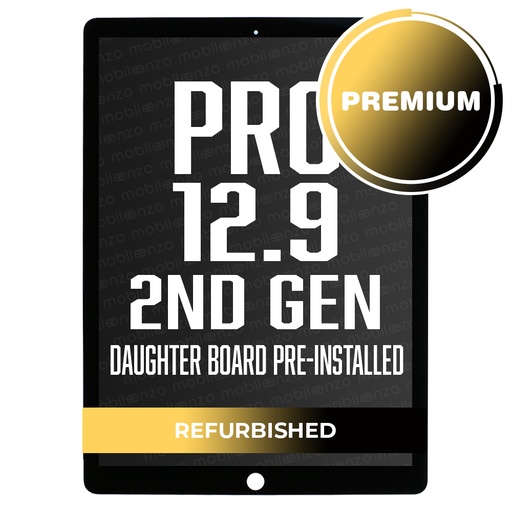 [LCD-IPR129-2ND-BK] LCD with Digitizer for iPad Pro 12.9" (2nd Gen/2017) BLACK (Daughter Board Installed) (Premium Plus) Refurbished