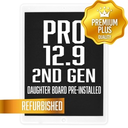 [LCD-IPR129-2ND-WH] LCD with Digitizer for iPad Pro 12.9" (2nd Gen/2017) WHITE (Daughter Board Installed) (Premium Plus) Refurbished