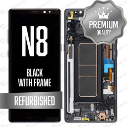 [LCD-N8-WF-BK] LCD for Samsung Galaxy Note 8 With Frame - Black (Refurbished)