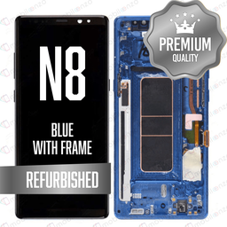 [LCD-N8-WF-BL] LCD for Samsung Galaxy Note 8 With Frame - Blue (Refurbished)
