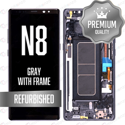 [LCD-N8-WF-GY] LCD for Samsung Galaxy Note 8 With Frame - Gray (Refurbished)