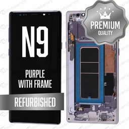 [LCD-N9-WF-PU] LCD for Samsung Galaxy Note 9 With Frame - Purple (Refurbished)