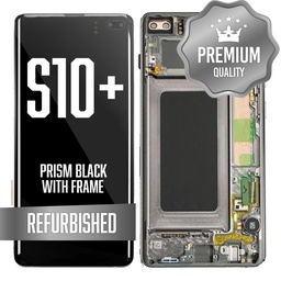 [LCD-S10P-WF-BK] LCD for Samsung Galaxy S10 Plus With Frame Black (Refurbished)