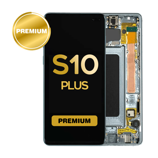 [LCD-S10P-WF-BL] OLED Assembly for Samsung Galaxy S10 Plus (G975) with Frame Blue (Premium)
