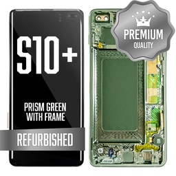 [LCD-S10P-WF-GR] LCD for Samsung Galaxy S10 Plus With Frame Green (Refurbished)