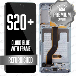 [LCD-S20P-WF-BL] OLED Assembly for Samsung Galaxy S20 Plus / 5G With Frame - Cloud Blue