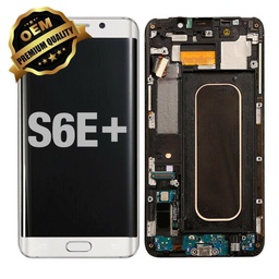 [LCD-S6EPWF-WH] LCD for Samsung Galaxy S6 Edge Plus with Frame White