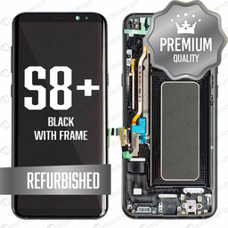 [LCD-S8P-WF-BK] LCD for Samsung Galaxy S8P With Frame - Black (Refurbished)