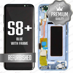 [LCD-S8P-WF-BL] LCD for Samsung Galaxy S8P With Frame Blue