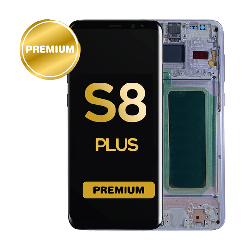 [LCD-S8P-WF-VG] OLED Assembly for Samsung Galaxy S8 Plus (G955) with Frame - Violet/Gray (Premium)