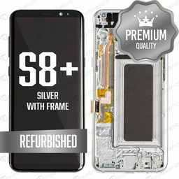 [LCD-S8P-WF-SI] LCD for Samsung Galaxy S8P With Frame - Silver (Refurbished)