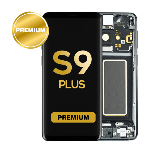 [LCD-S9P-WF-BK] OLED Assembly for Samsung Galaxy S9 Plus (G965) with Frame - Black (Premium)