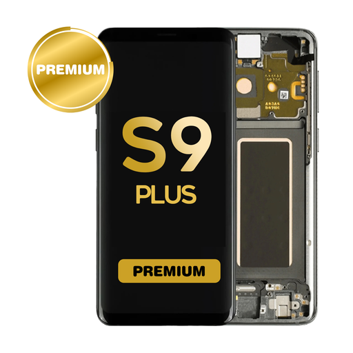[LCD-S9P-WF-GY] OLED Assembly for Samsung Galaxy S9 Plus (G965) with Frame - Gray (Premium)