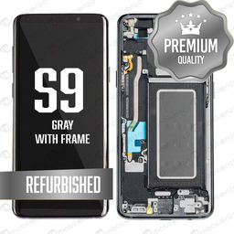 [LCD-S9-WF-GY] LCD for Samsung Galaxy S9 With Frame - Gray (Refurbished)
