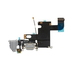 [SP-I6-CD-BK] Charging Port Flex for iPhone 6 - Space Gray (Premium)